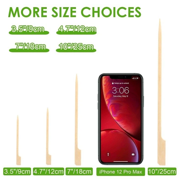 Bamboo Paddle Skewers 8