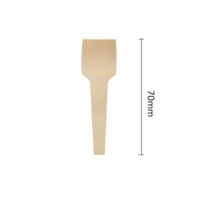 70mm Disposable Wooden Spoons - Bulk Wholesale & Custom | Senyang