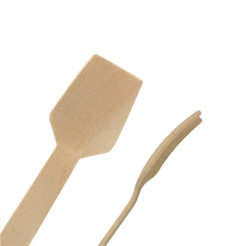 70mm Disposable Wooden Spoons - Bulk Wholesale & Custom | Senyang